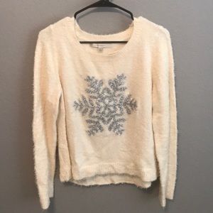Lauren Conrad fuzzy Sweater